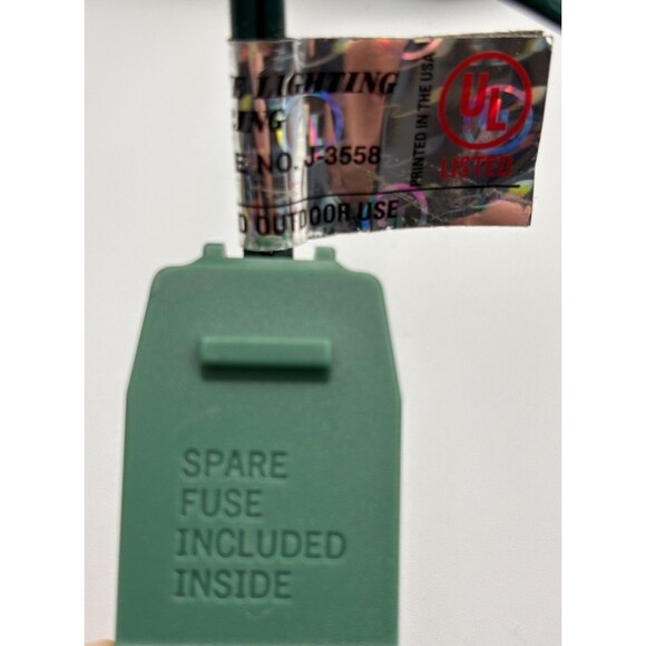 21 Multi-Color Retro Christmas Bubble Lights 7.5' Green Wire - 3 sets Extra bulb - Picture 7 of 8